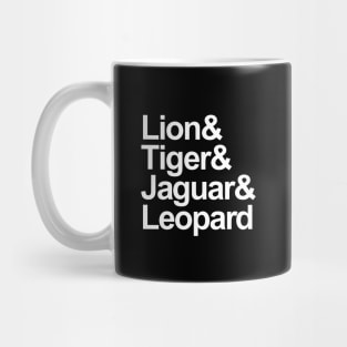 Big Cat Squad - Helvetica Style Design Mug